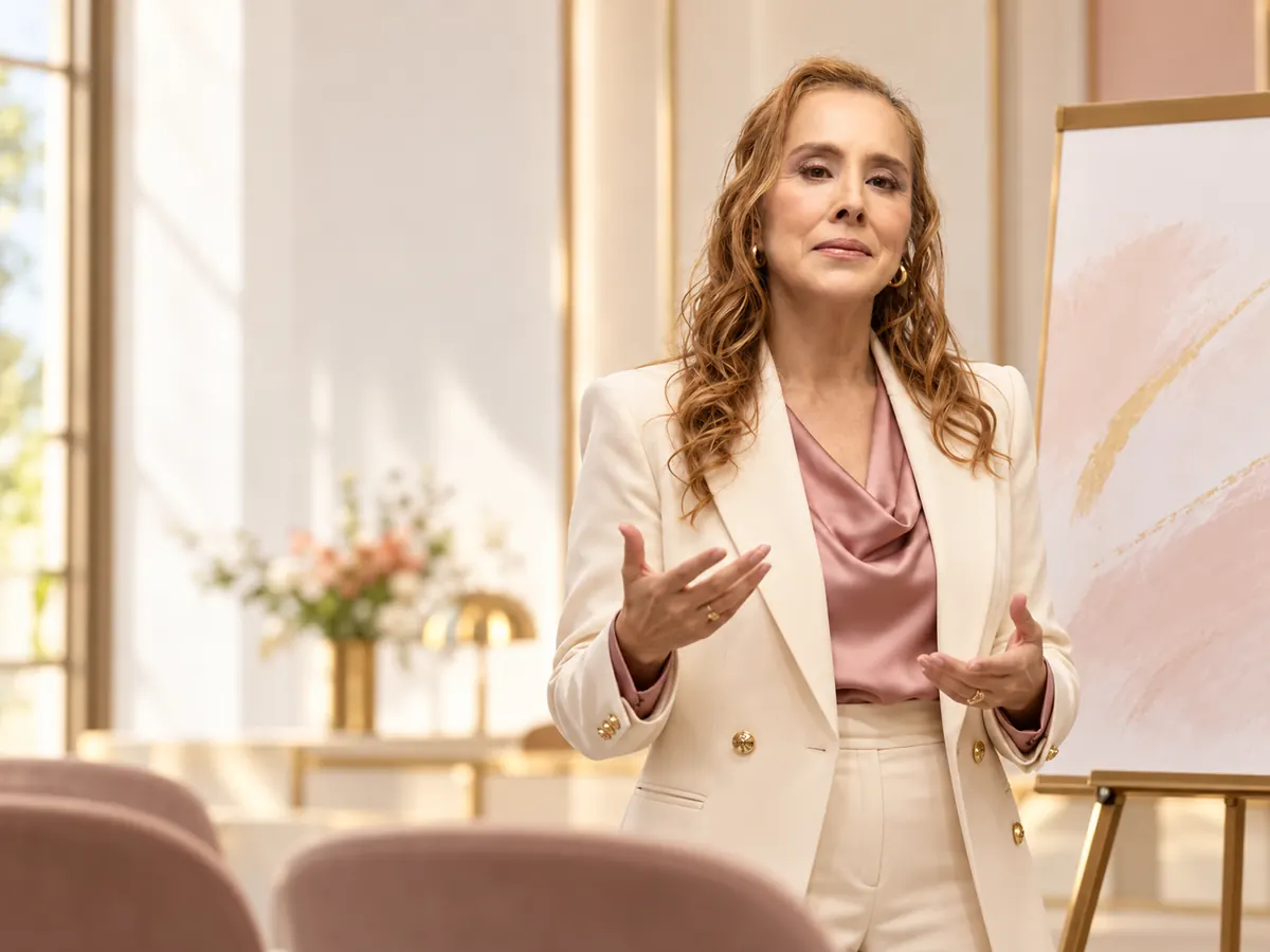 Alejandra Blas impartiendo una masterclass